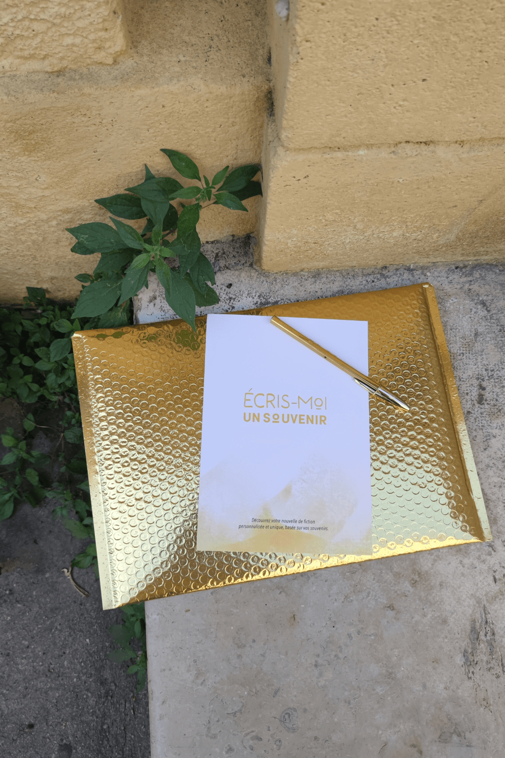 photo offre miel livret enveloppe